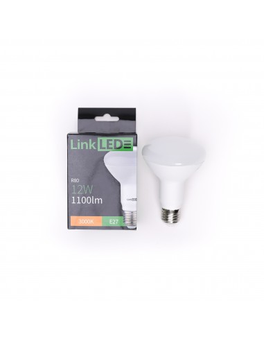 Lampadina led E27 12W 3000K LinkLED R80