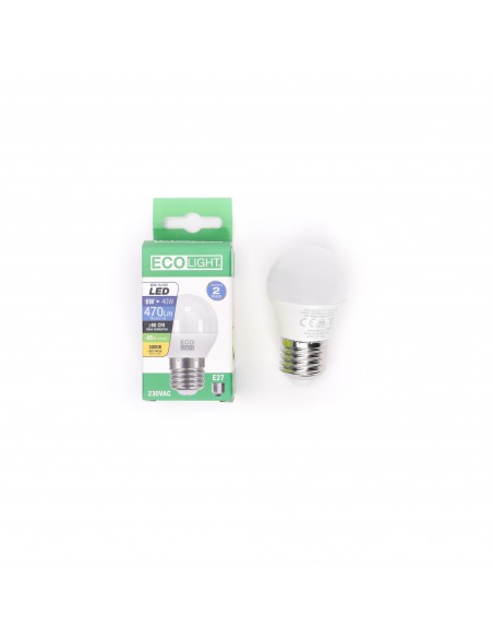 Led bulb E27 6W 3000K EcoLight