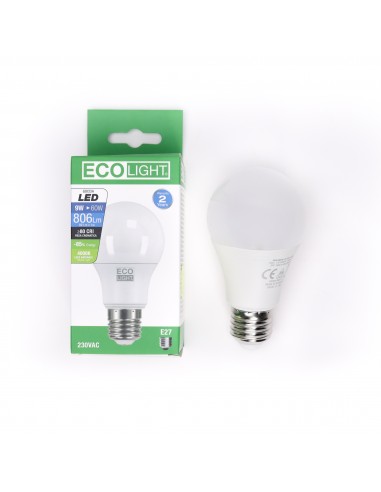 Led bulb E27 9W 4000K EcoLight