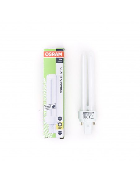 Lampada fluorescente 18W 3000K Dulux D Osram