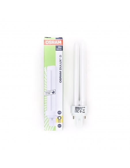 Lampada fluorescente 26W 3000K Dulux D Osram