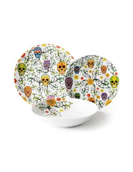 Excelsa Calavera tableware 18 pcs